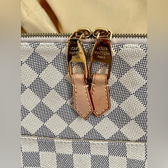 LOUIS VUITTON⭐️FIGHERI GM DAMIER AZUR⭐️STUNNING✨W/LV Box & Dustbag⭐️CA 2192 - Picture 5 of 16